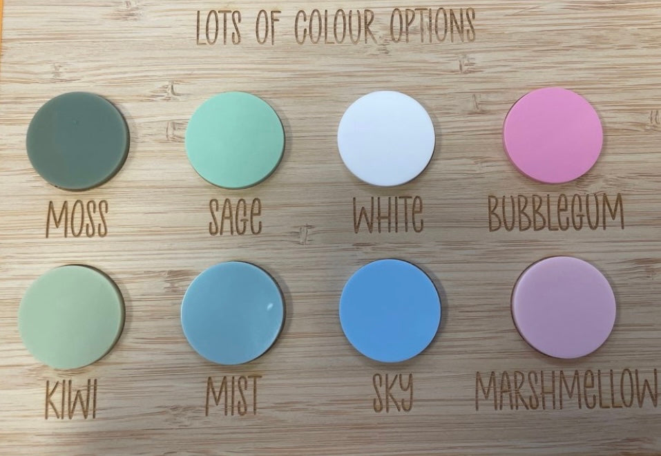 FOF Alphabet Door Sign