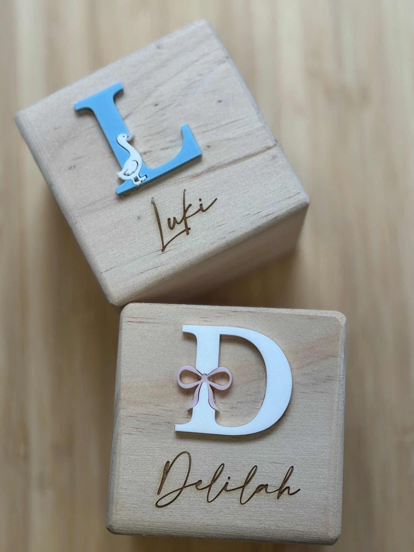 Personalised Letter Blocks