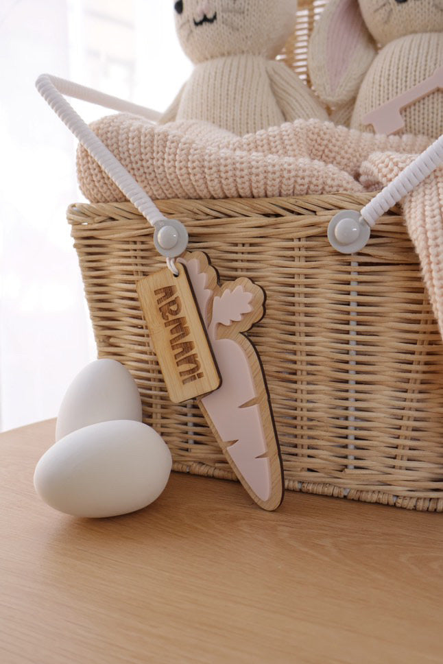 Carrot Easter Basket Tag