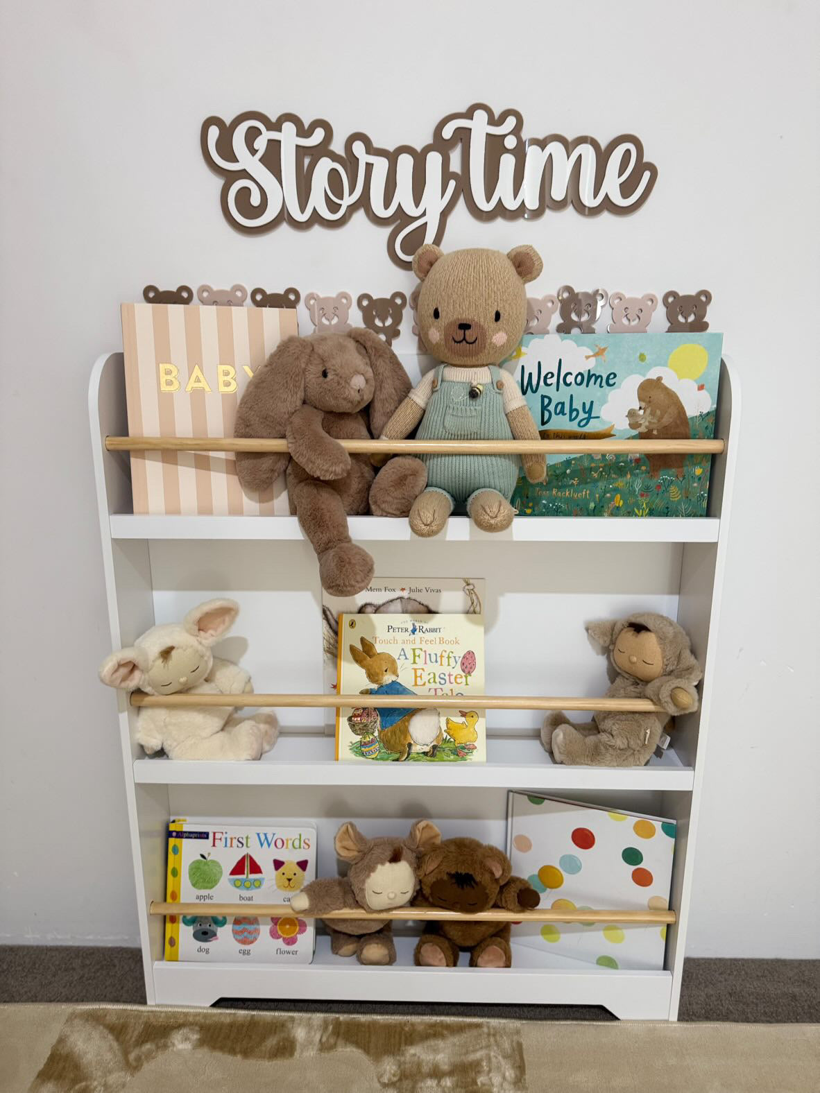 Story time double acrylic wall plaque