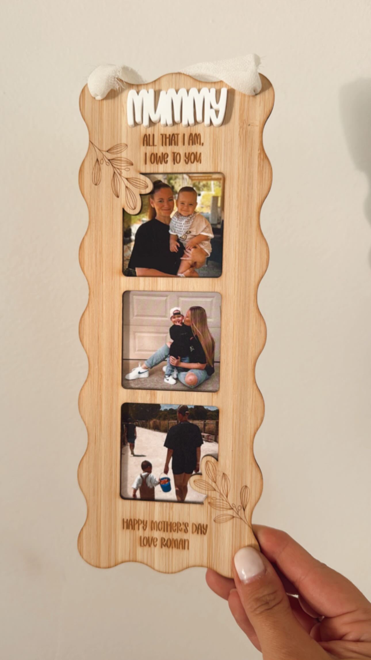 Wavy Mothers Day Photo Frame