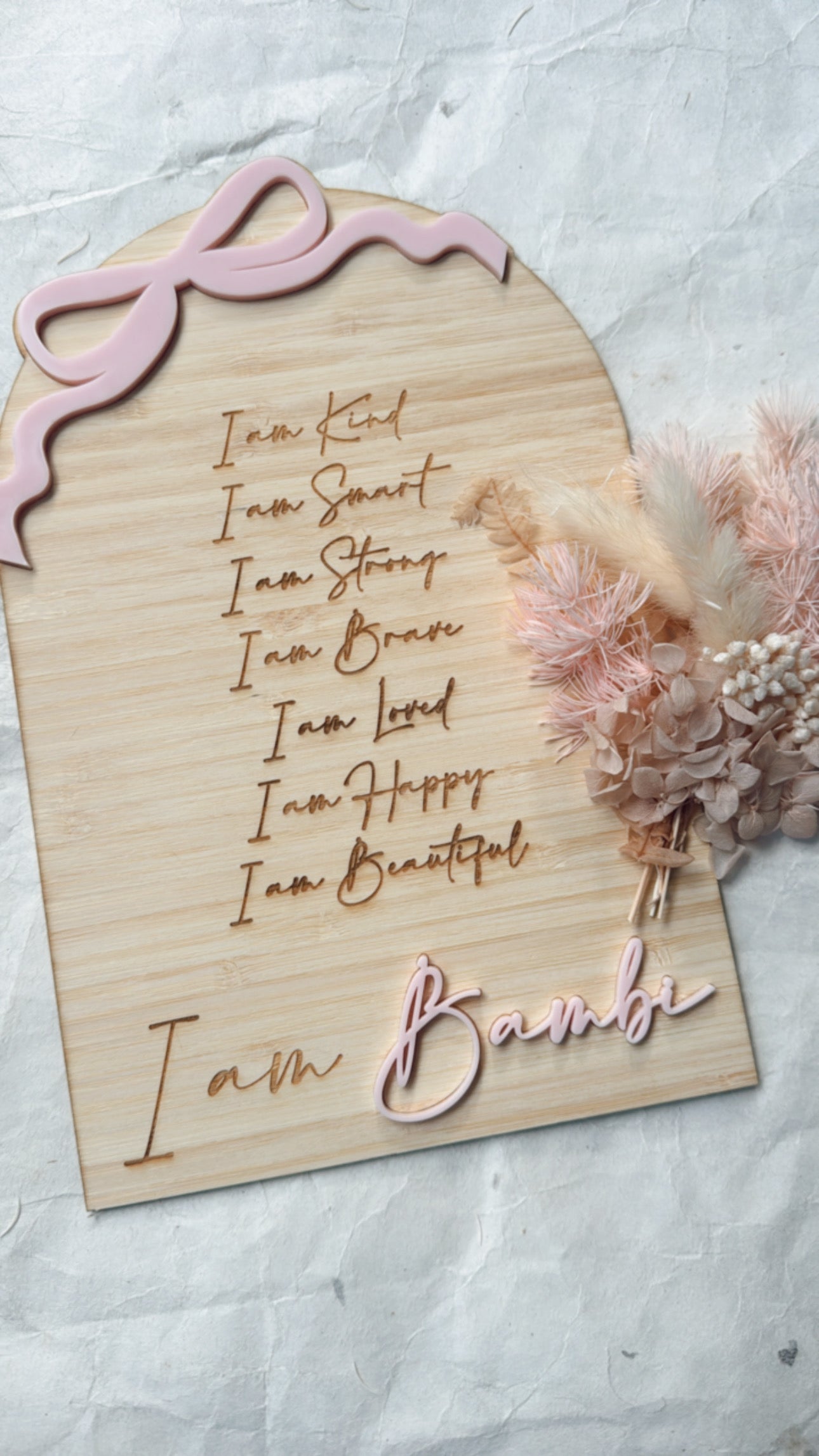 Bow Affirmation Board