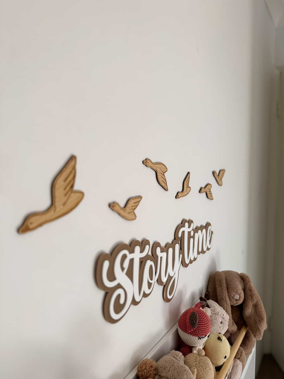 Flying Geese Wooden Wall Art - Set of 6