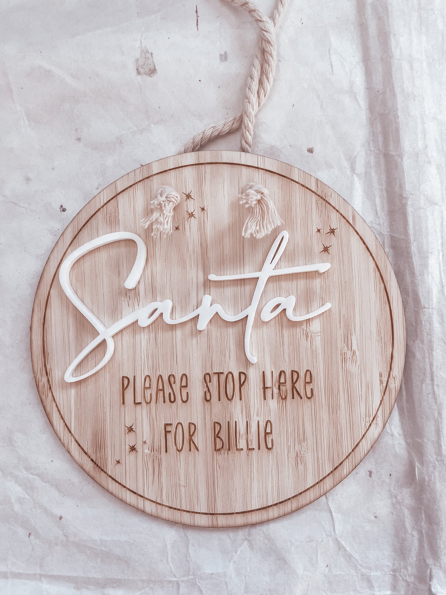 Sparkle Santa please stop here