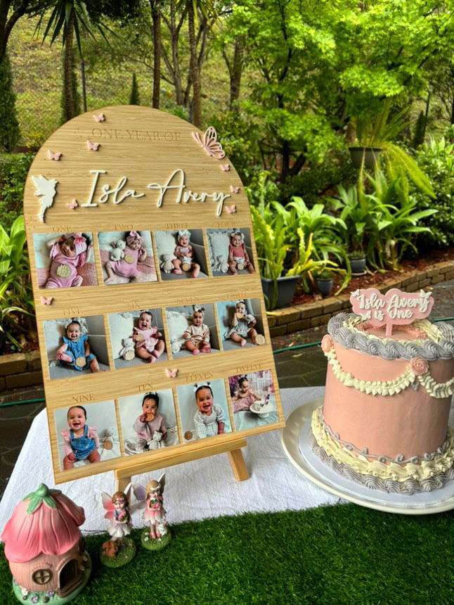 My First Year Photo Board Butterfly and Fairies