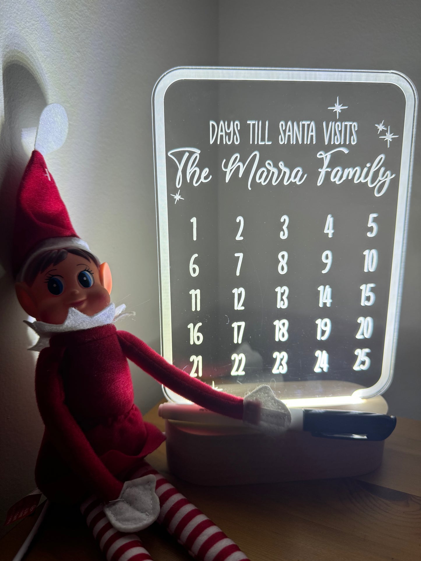 Christmas Countdown LED Night Light