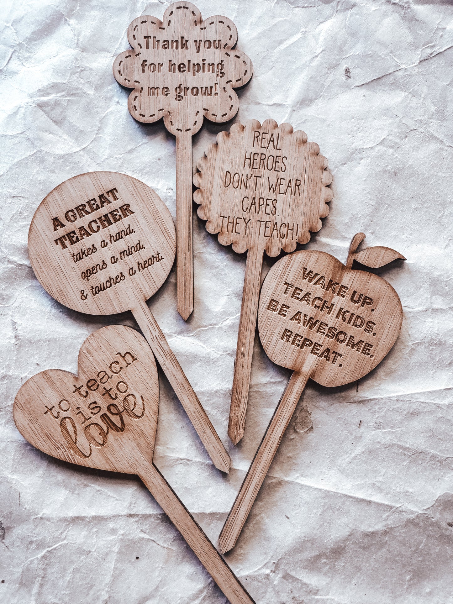 Teacher mini planter