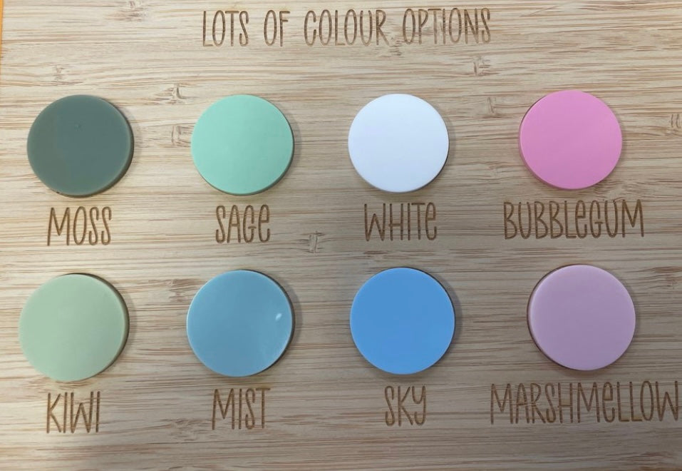 Name arch with FOF flowers