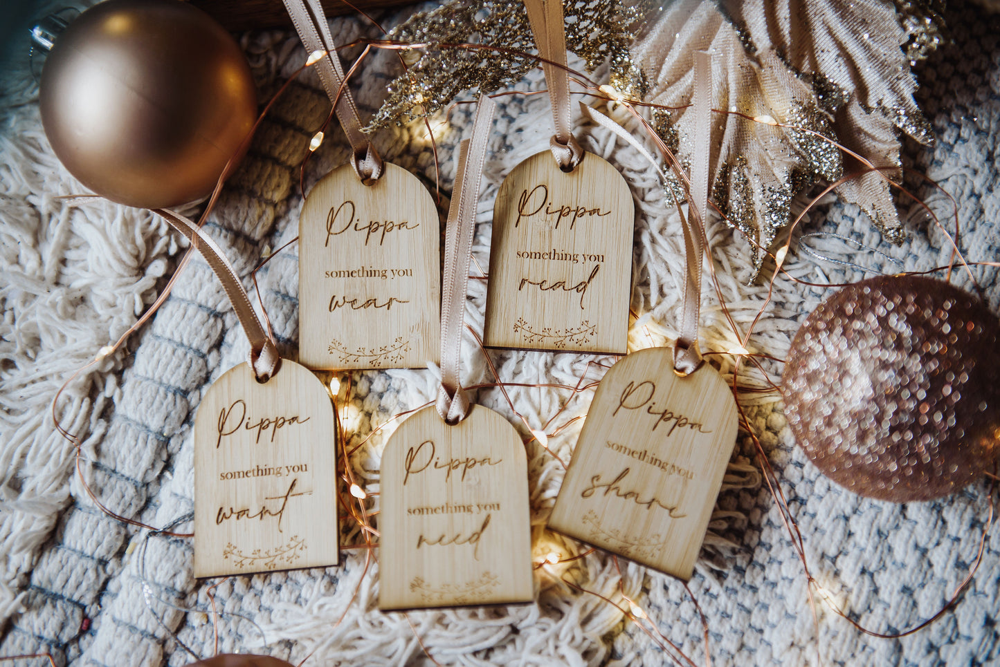 Mindfulness Christmas tags