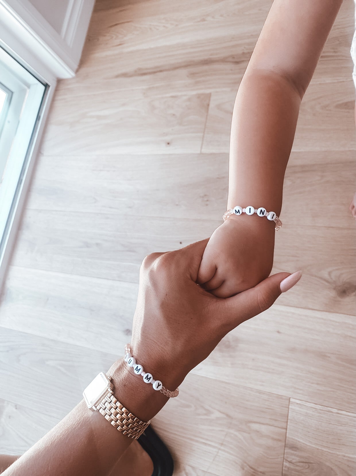 Mummy and mini bracelet set