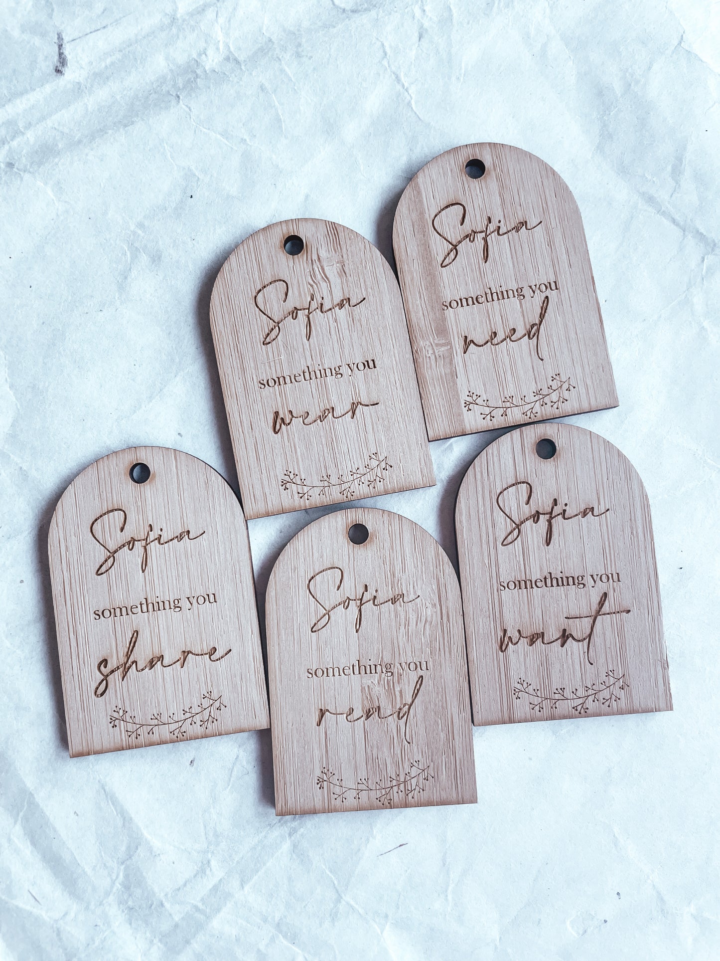 Mindfulness Christmas tags