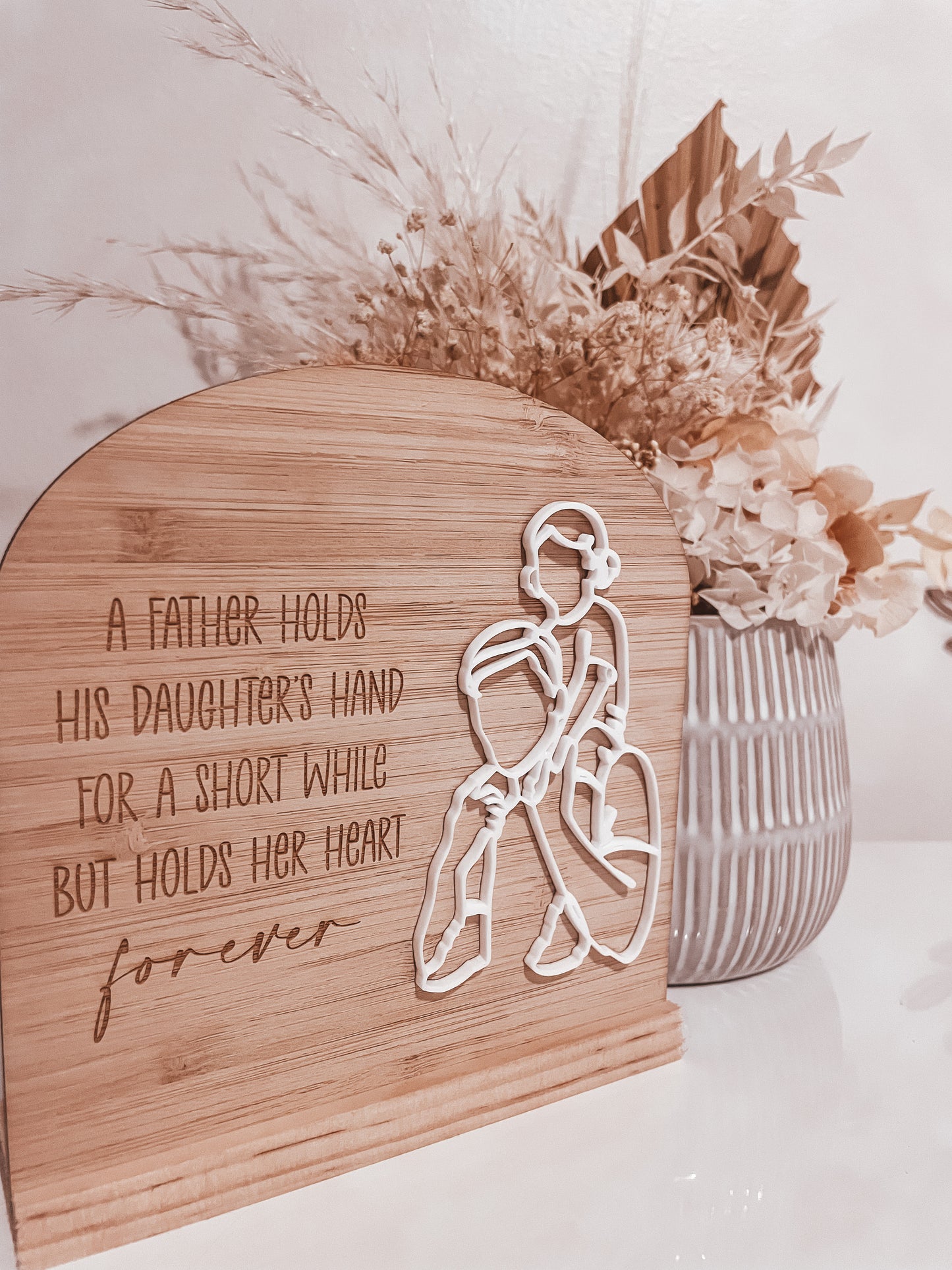 Father's Day Daughter Arch