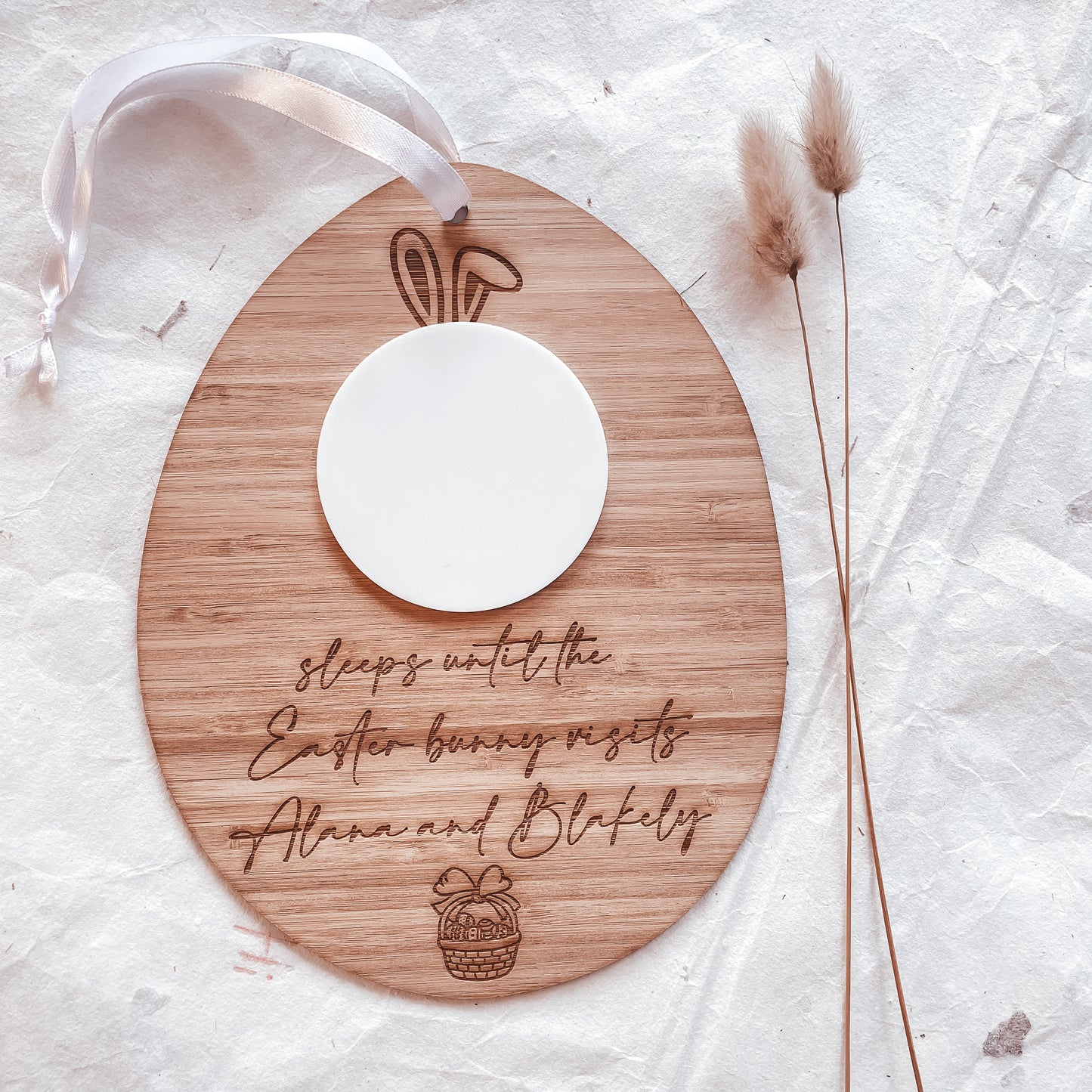 Easter countdown plaque