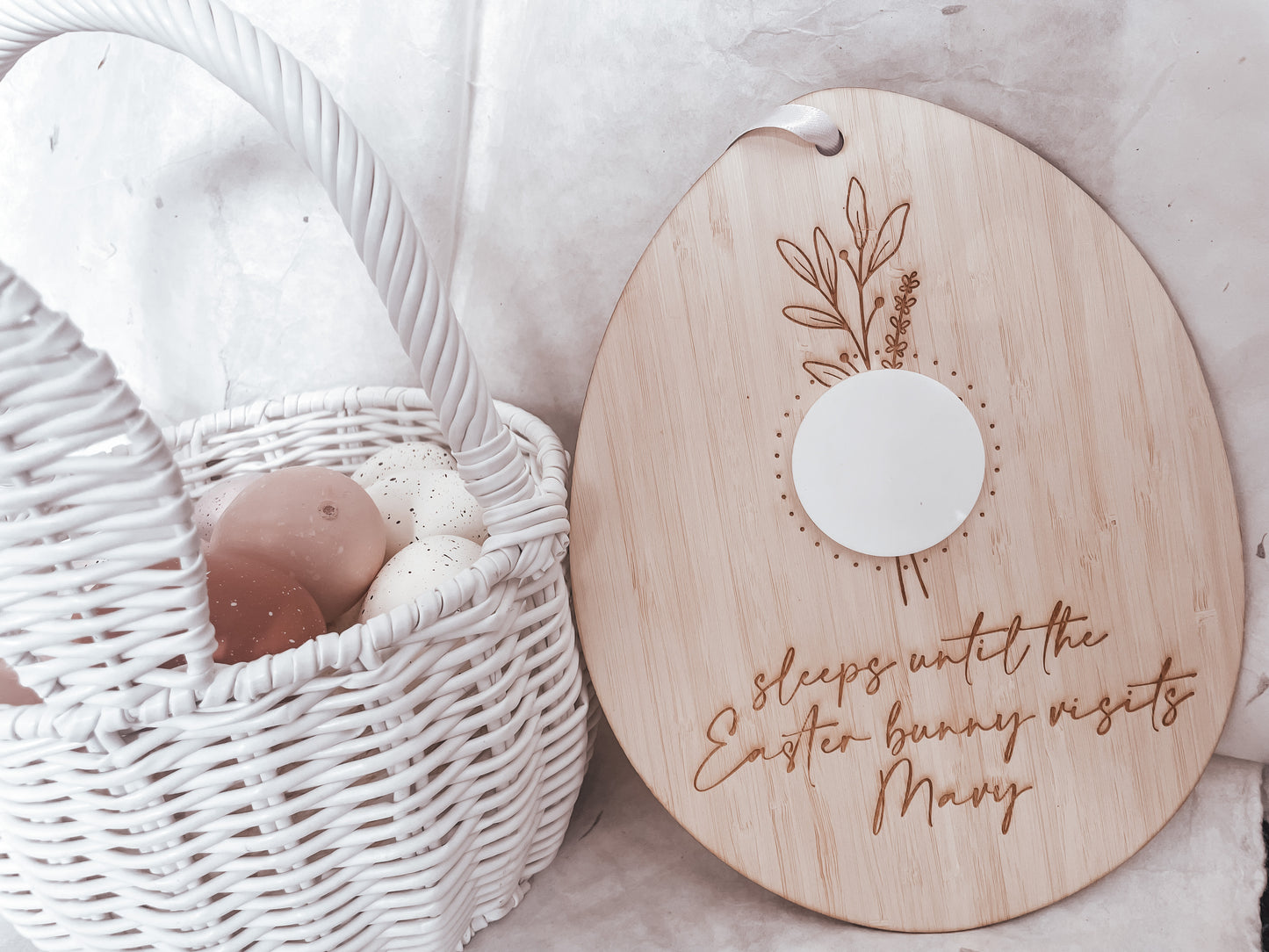 Easter countdown plaque