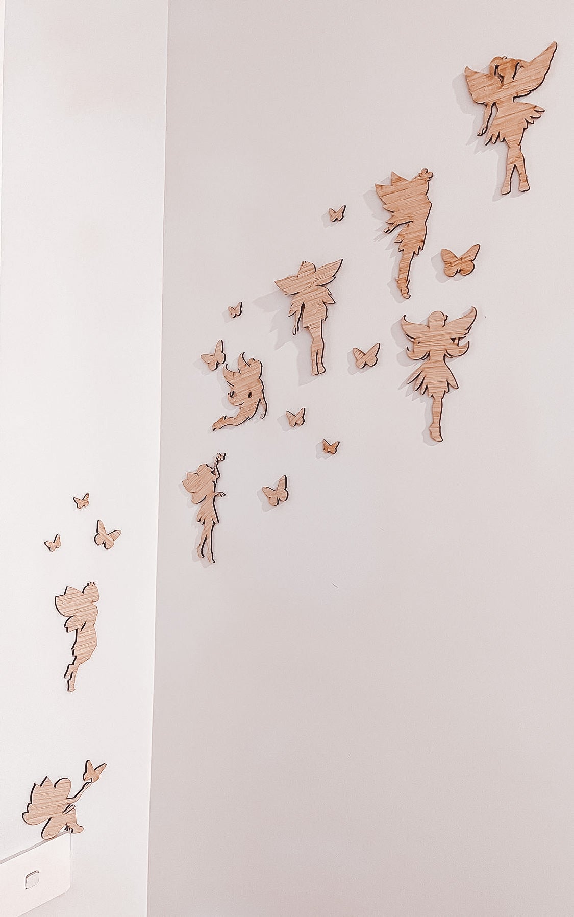 Fairies and butterflies wall decal