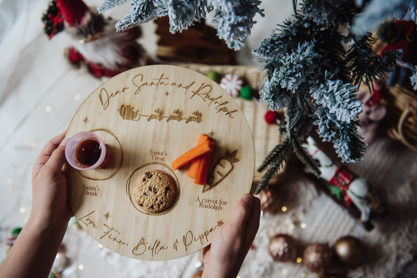 Santa Tray Round