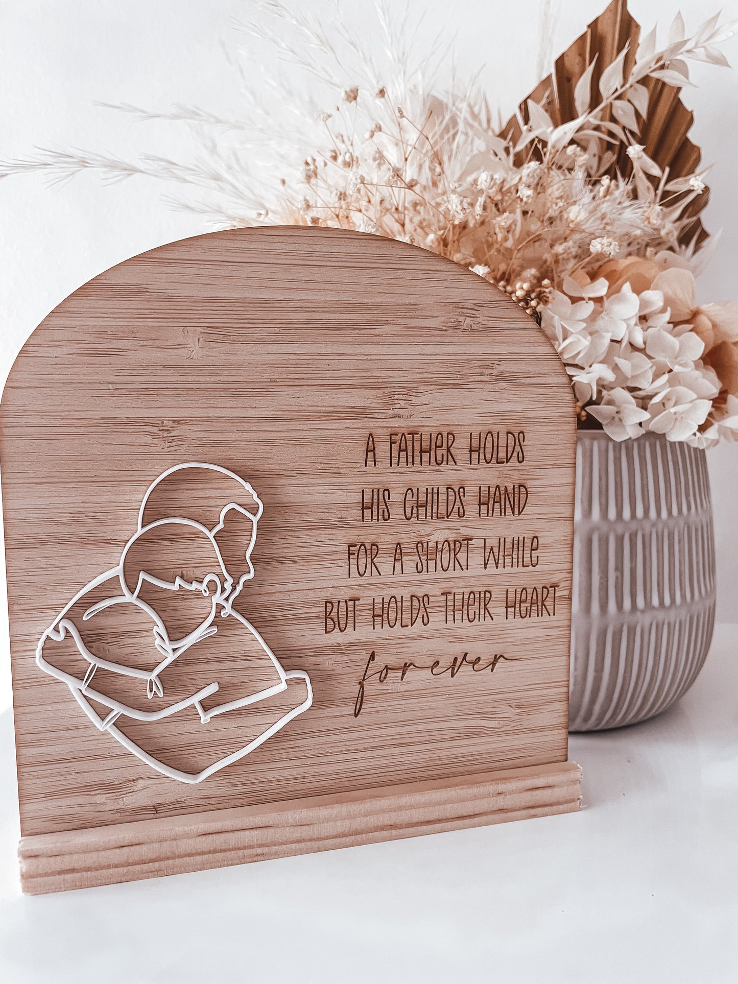 Father’s Day Son Arch with quote