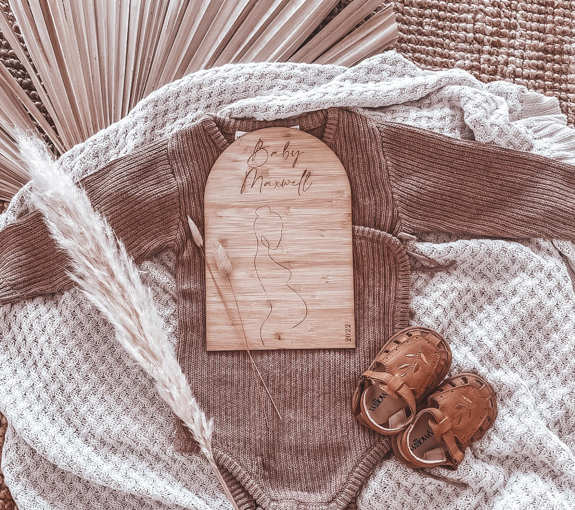 Birth Announcement Arch