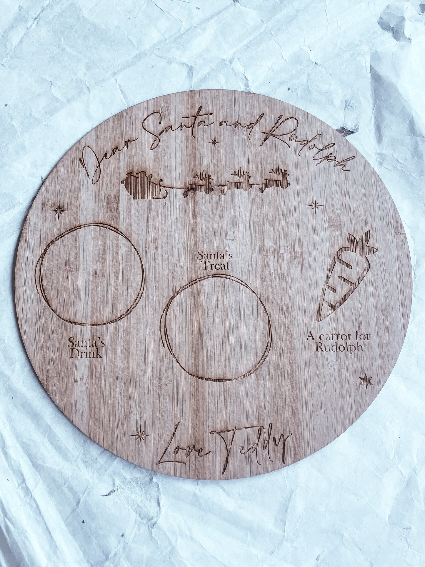 Santa Tray Round