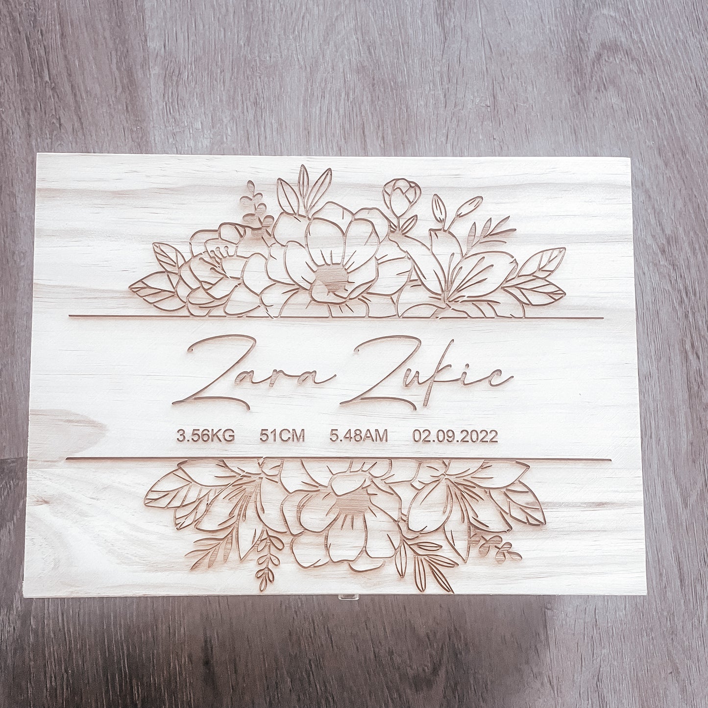 Floral Keepsake Box
