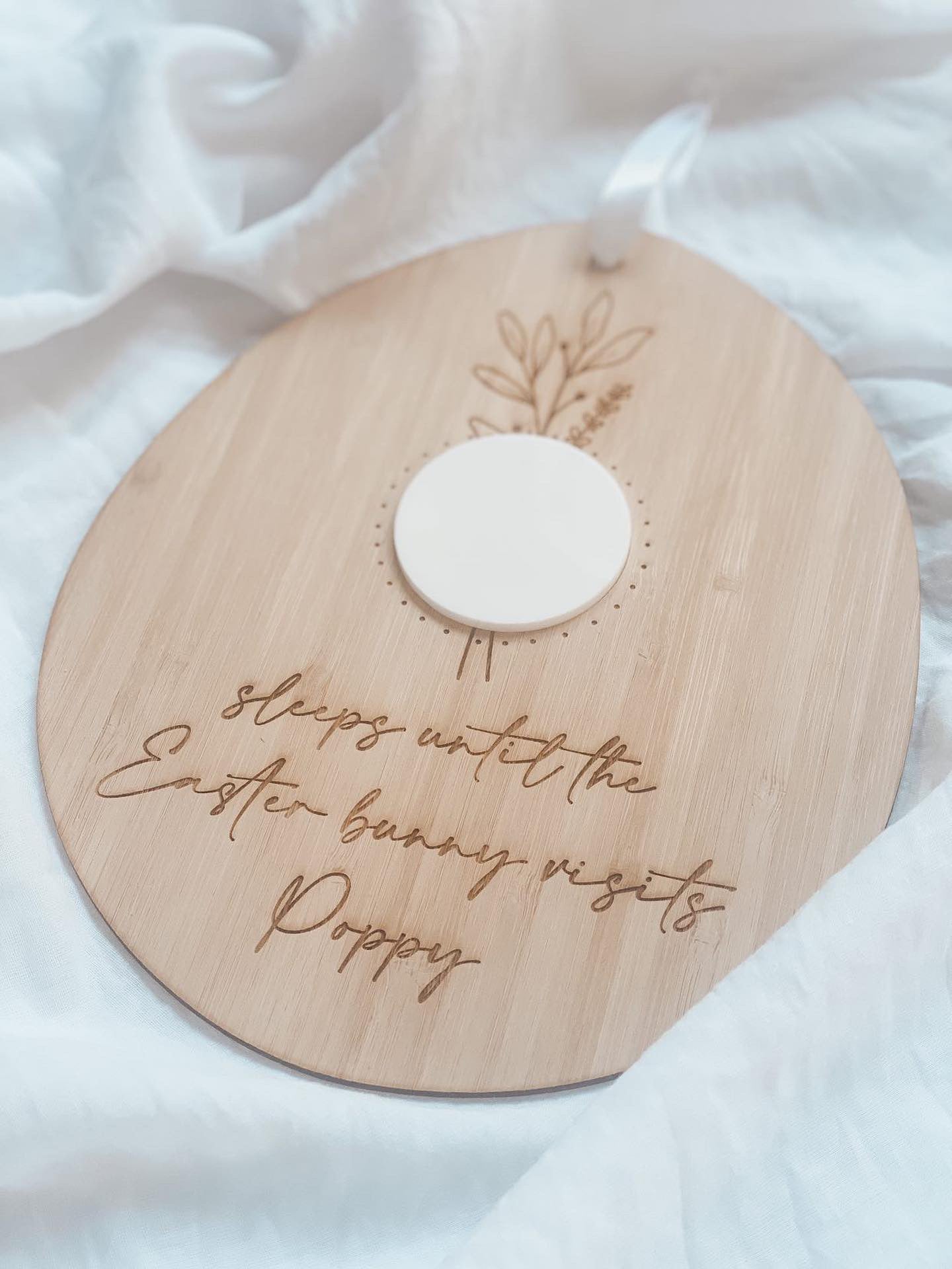 Easter countdown plaque
