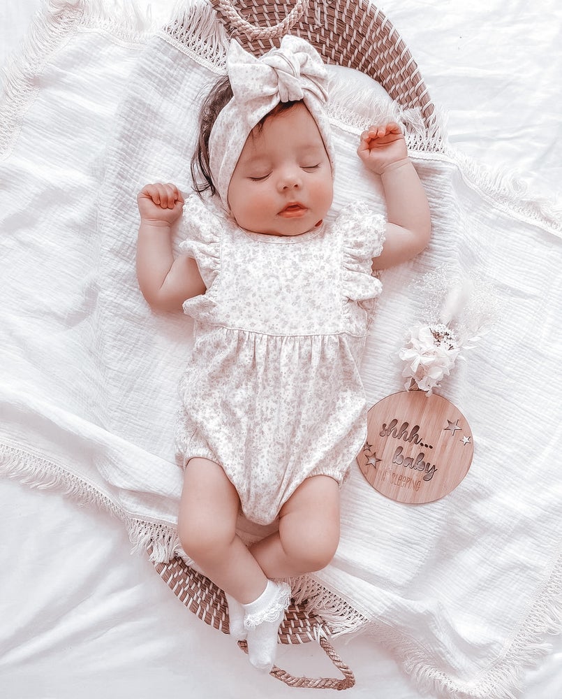 Shhh baby is sleeping