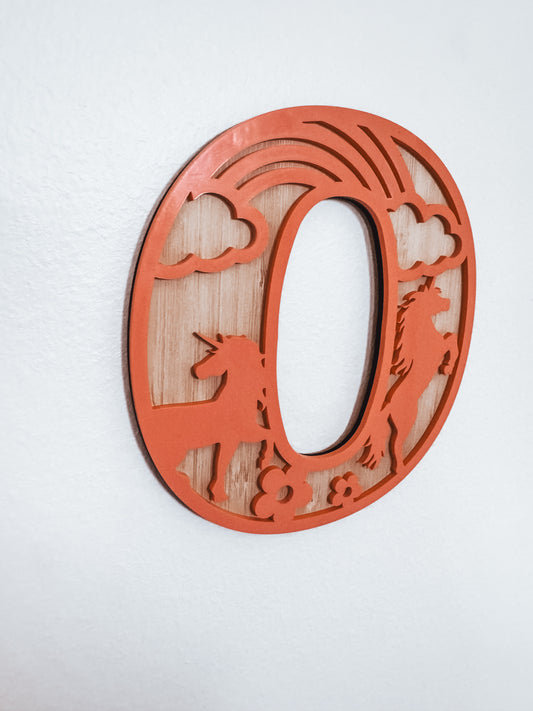 Unicorn Theme 3D Wall Plaque