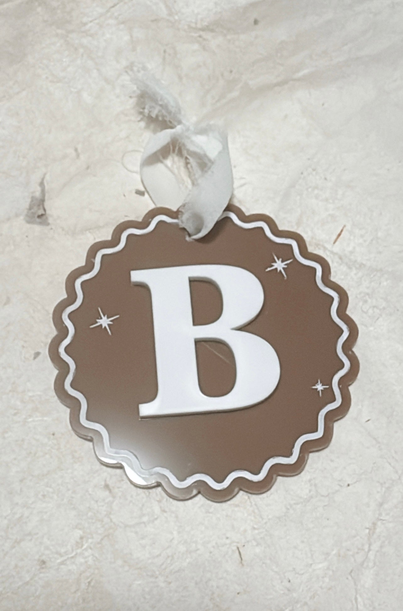 Acrylic Initial Bauble