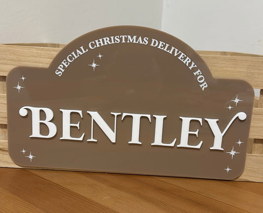 2025 Christmas Crate Acrylic Plaque
