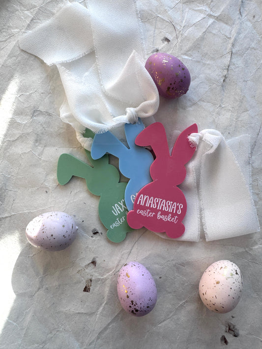 Bunny Basket Tag