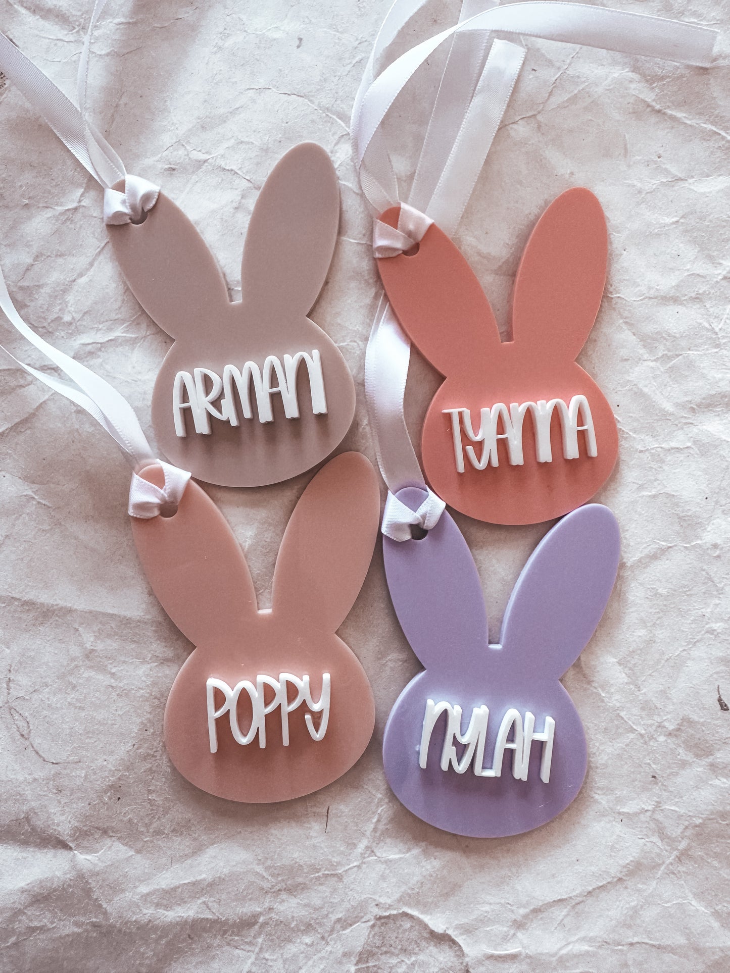 Personalised Easter Bunny Name Tag