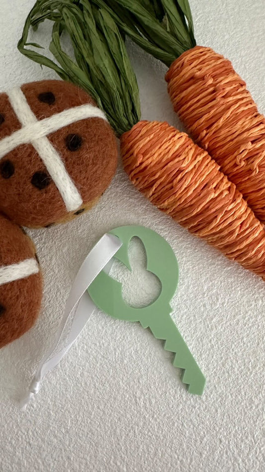 Acrylic Easter Bunny Key