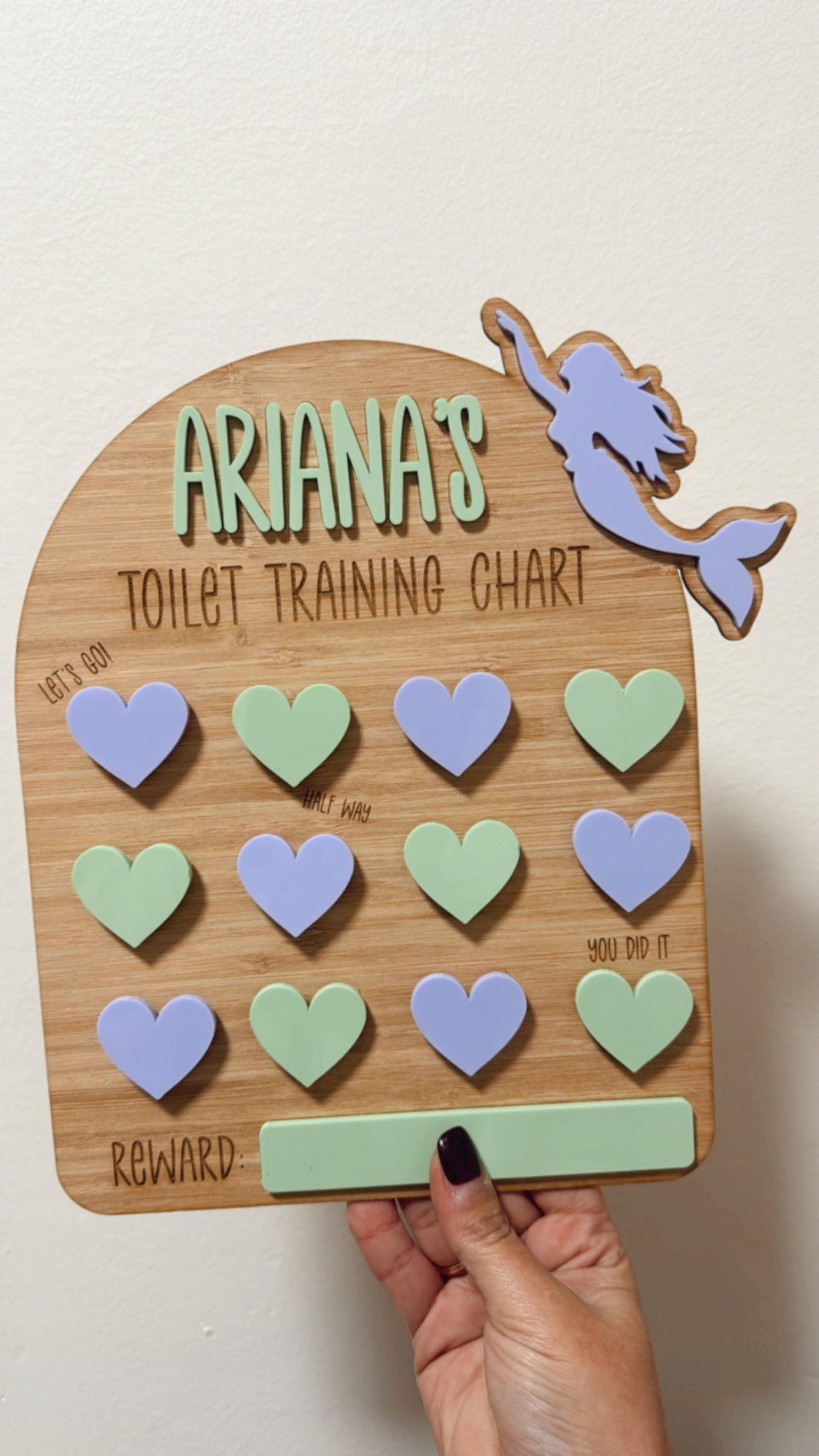 Mermaid Toilet Training Chart