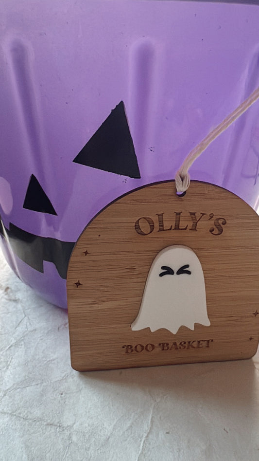 Halloween Boo Basket Tag