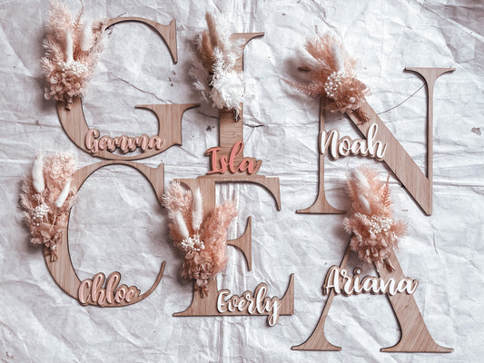 FOF Alphabet Door Sign