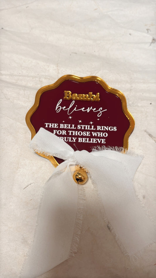 LUXE Personalised Christmas Believer Tags