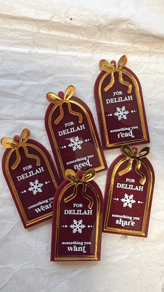 LUXE Acrylic Mindfulness Tags￼