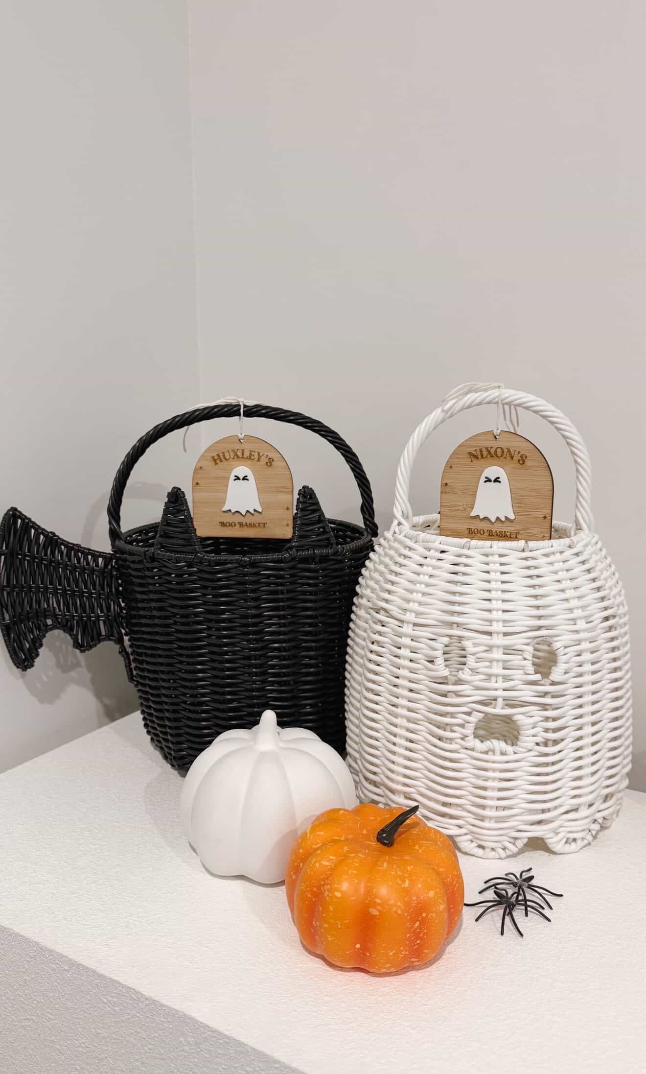 Halloween Boo Basket Tag