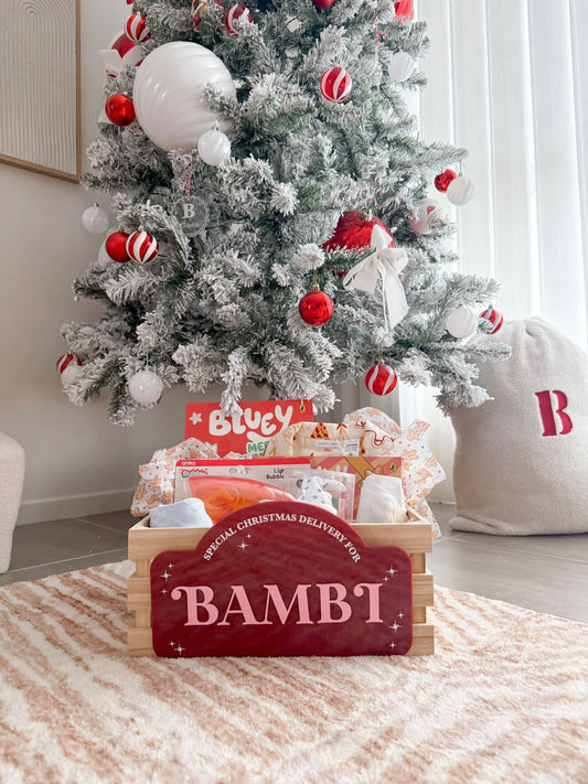 2025 Christmas Crate Acrylic Plaque