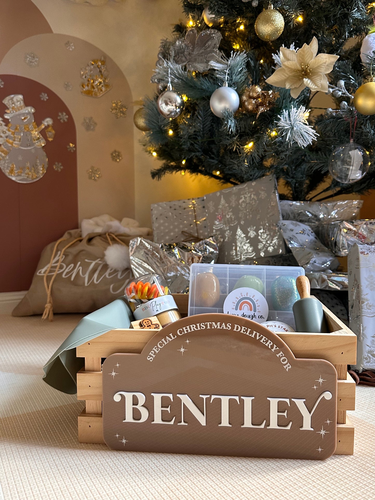 2025 Christmas Crate Acrylic Plaque