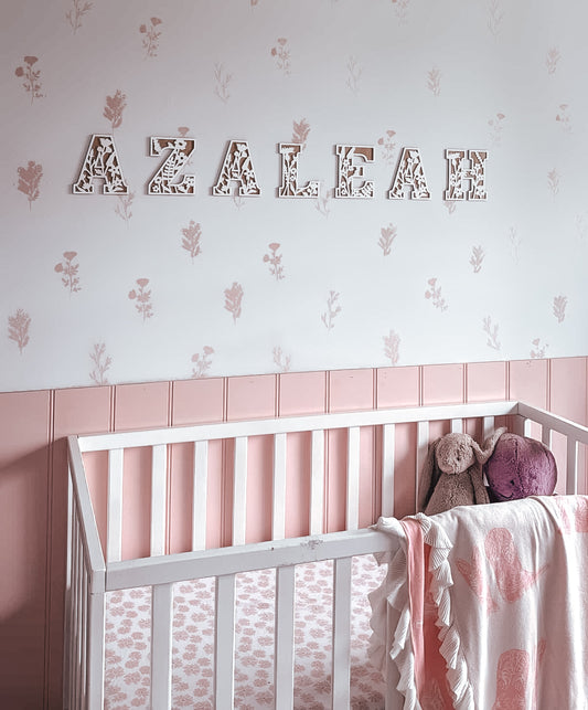 Wildflower Theme 3D Wall Plaque