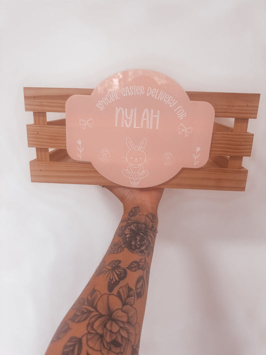 Scandinavian Ballerina Easter Crate