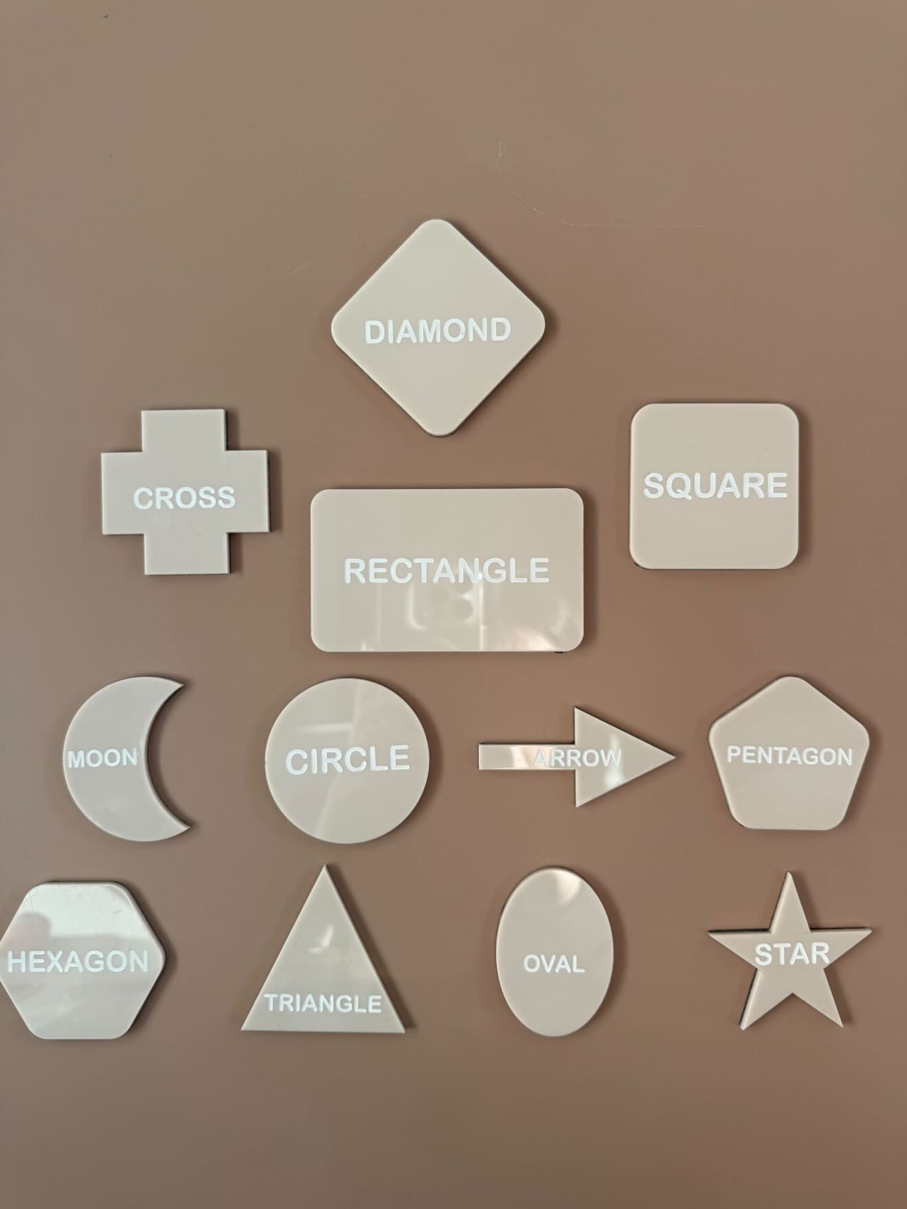 12 piece magnet shapes