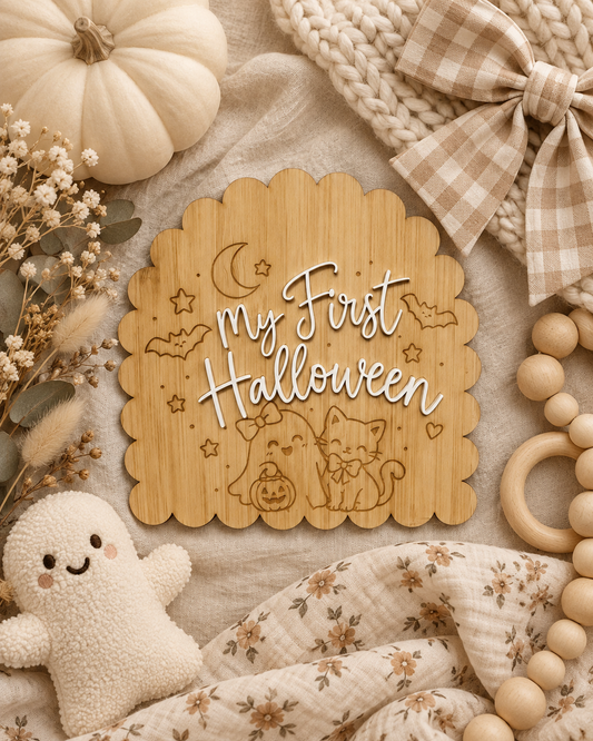 Boo’s First - Girly Ghost and Kitten