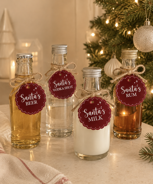 Santa’s Christmas Drink Tags