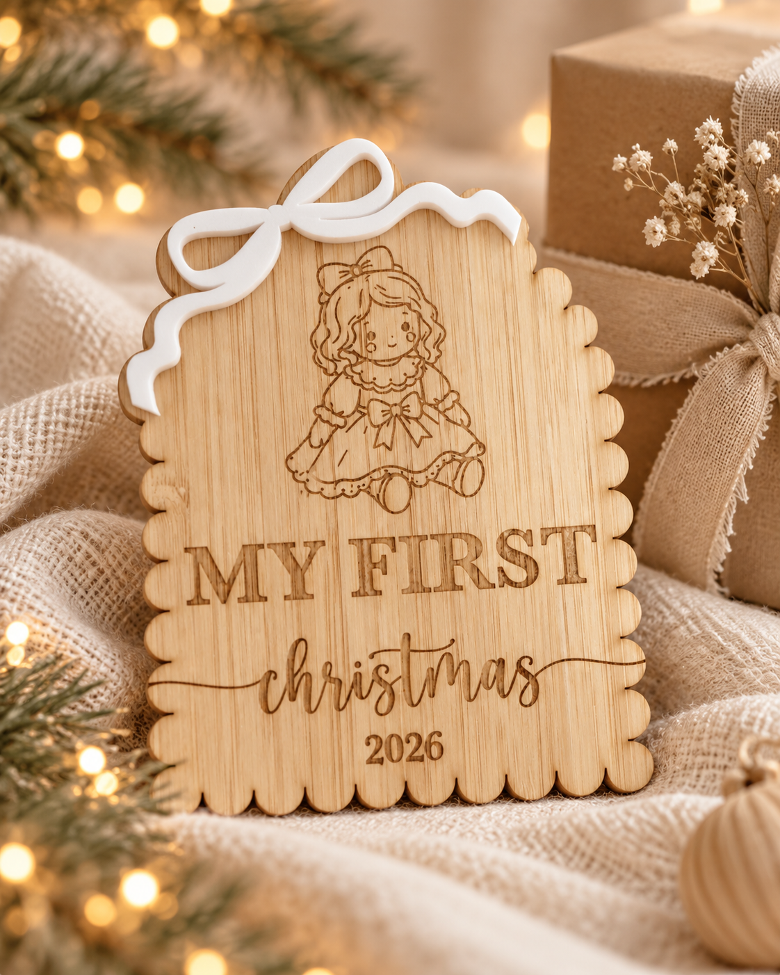 Bow first Christmas