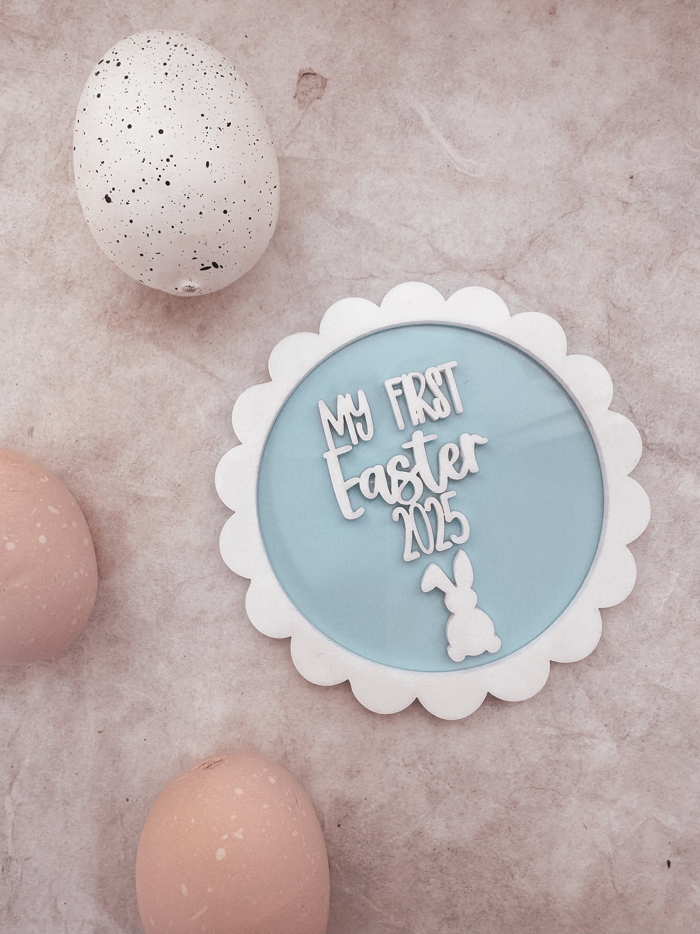 Scalloped my first Easter