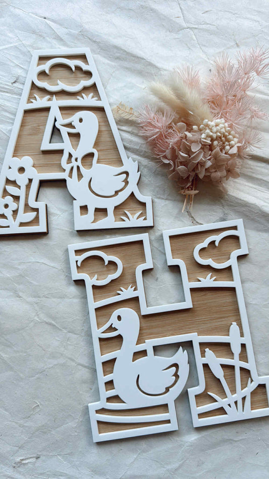 Goose Theme 3D Wall Plaque