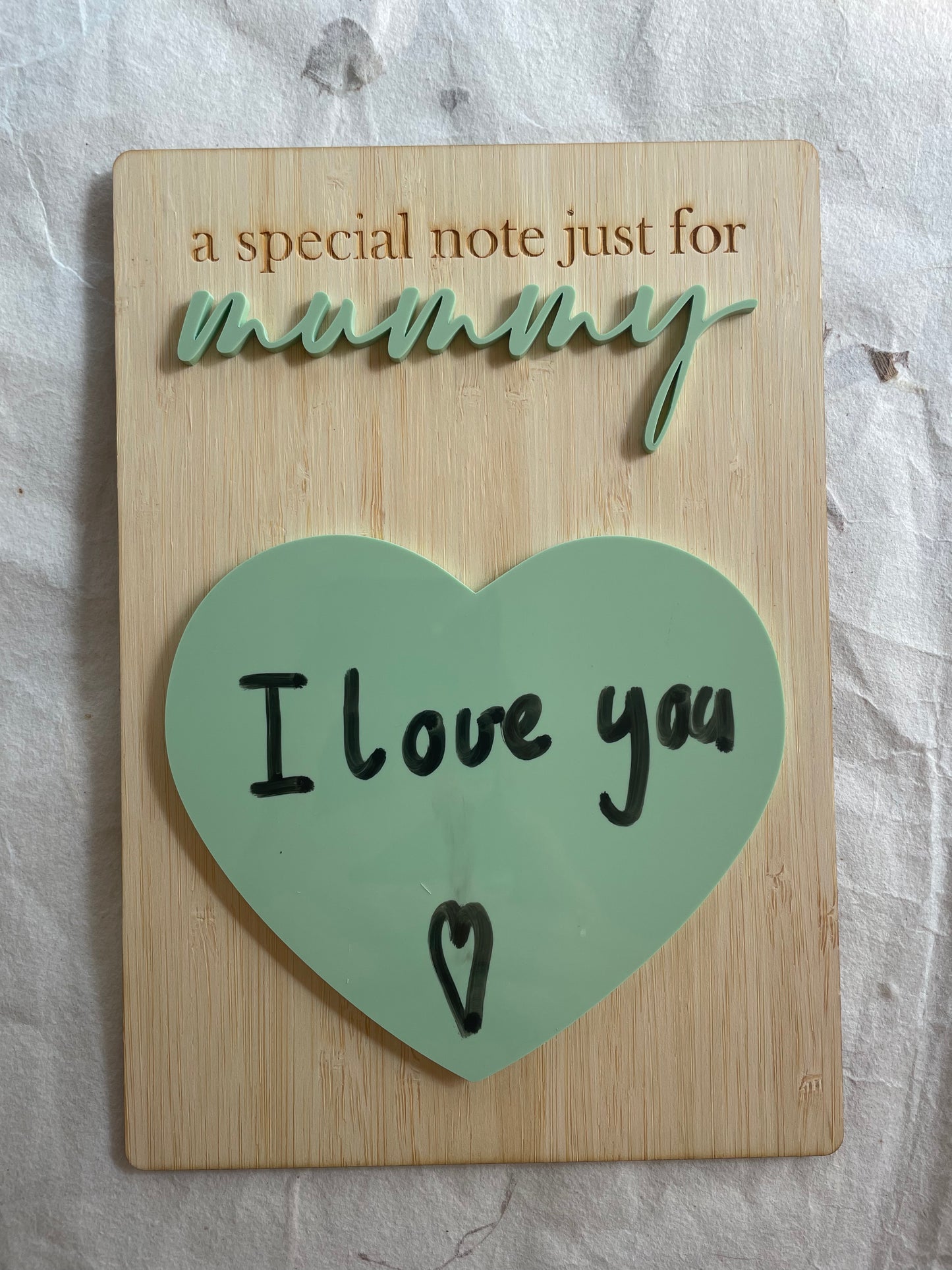 “A special note” fridge magnet