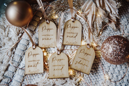 Mindfulness Christmas tags